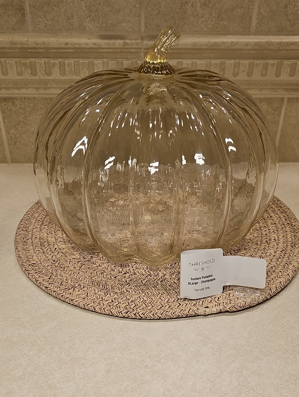 XL Threshold Texture Pumpkin Champagne